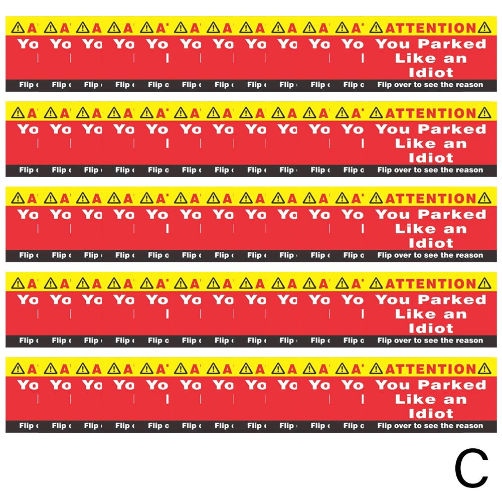 50 Bad Parking Cards For Funny Parking Violation Prank Notifications, Funny Parking Violation Tickets Bad Parking Cards