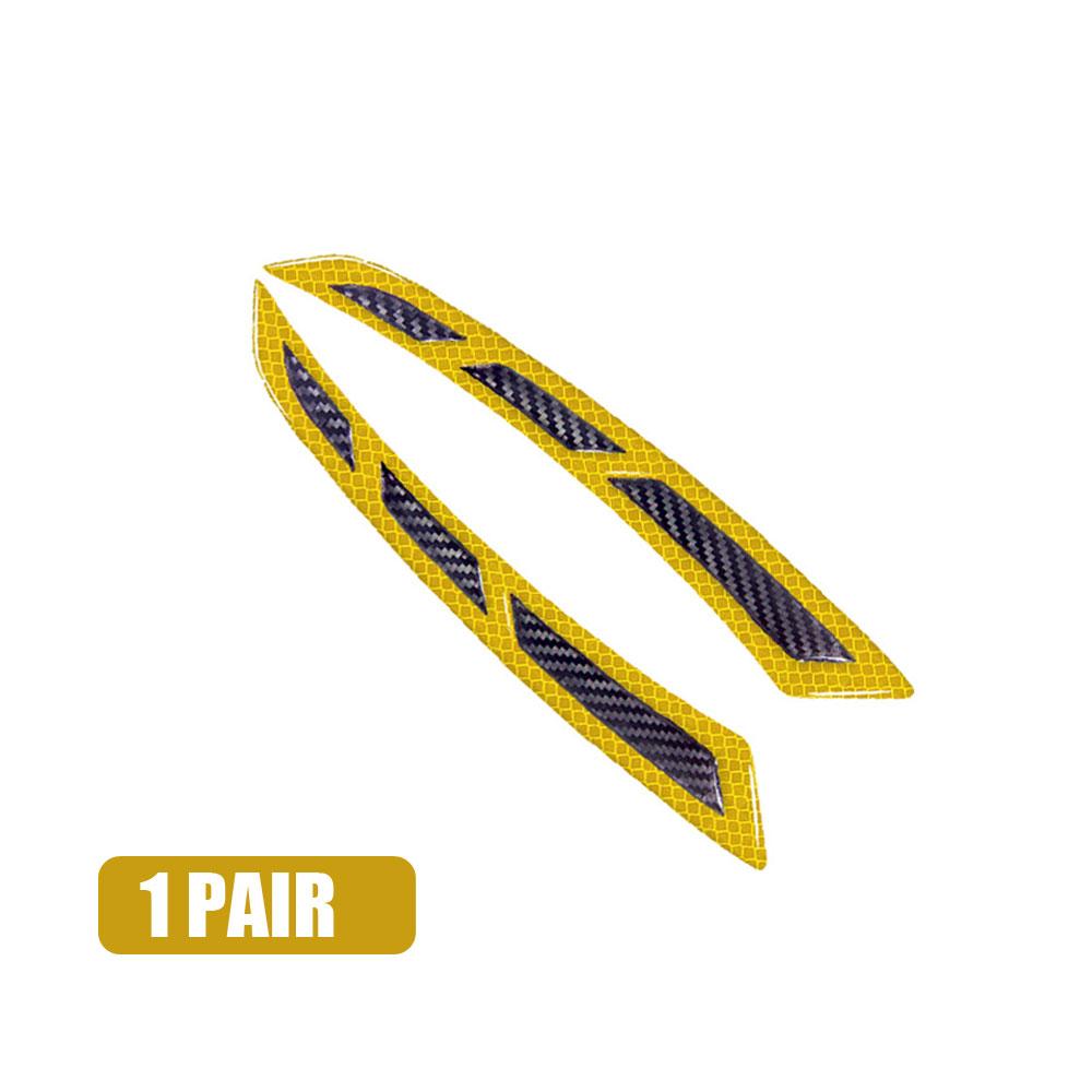 

22 см автомобильный обод колеса протектор бровей молдинги колесных арок резиновые наклейки декоративная полоса бампер протектор защита от царапин жёлтый