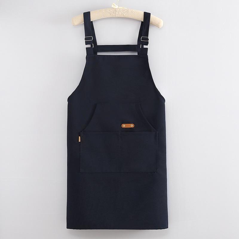 Custom Logo Waterproof Waist Apron - Fashionable Design for Kitchen & Supermarket Workwear