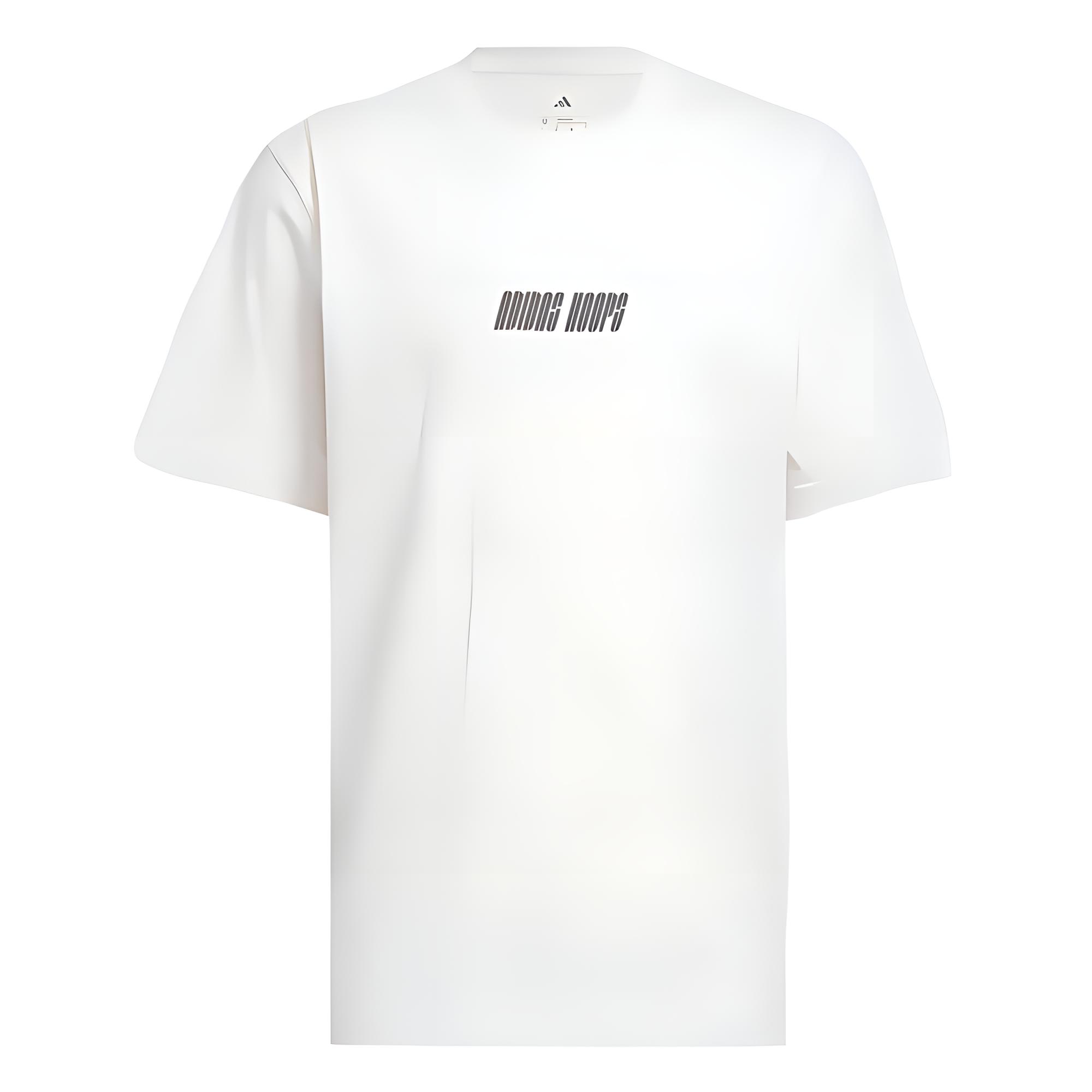 Adidas Hoops Graphic Tee T Shirt Men s White JI7104 A/L