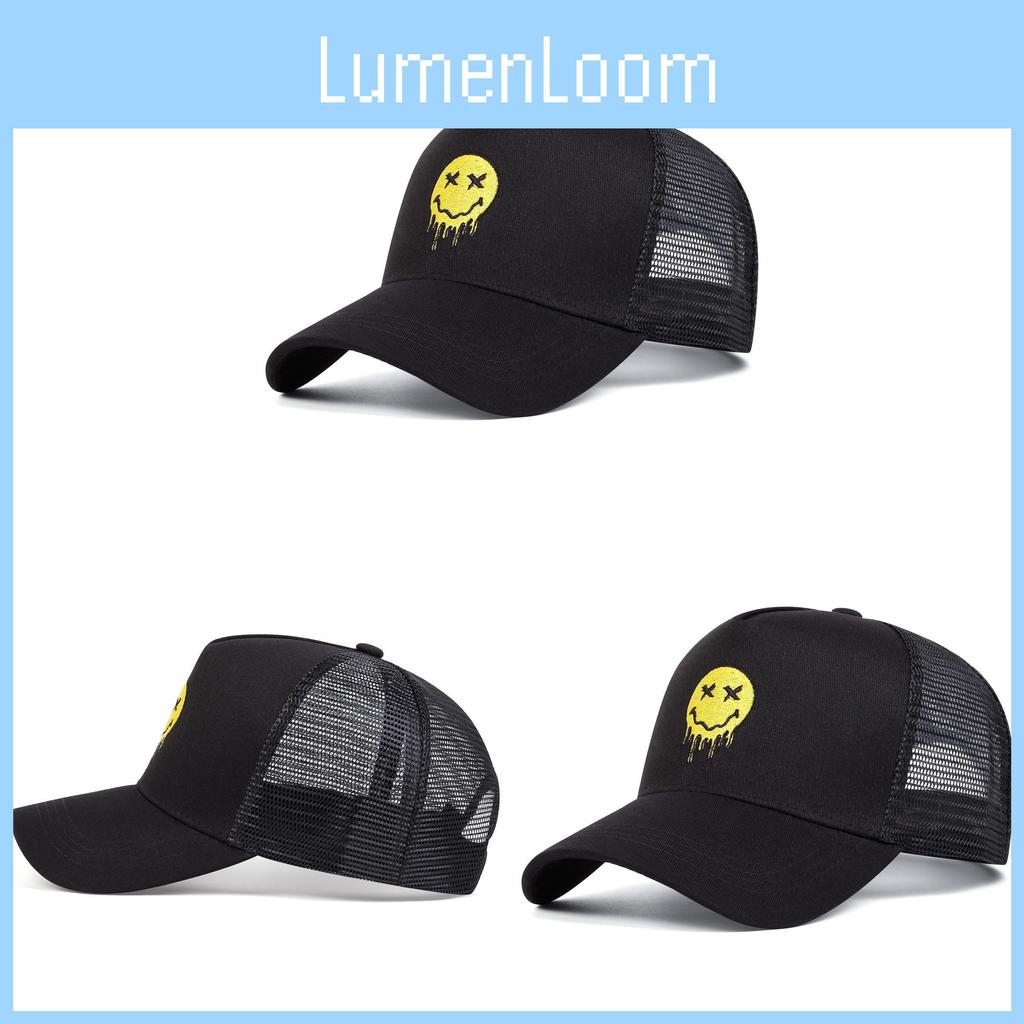 Punisher Baseball Cap With Embroidered Smile Face For Adults Summer Fashion