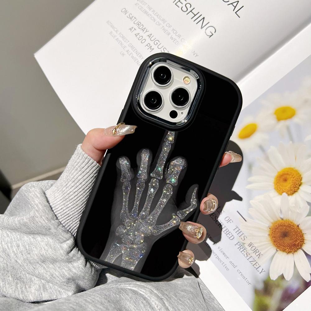 Ae80 Gesture Greeting Design Art Phone Cases for Samsung A13 A32 A53 A04e A54 S23 S24 Ultra Infinix Hot 40i Huawei Metal Camera Protective Back Cover