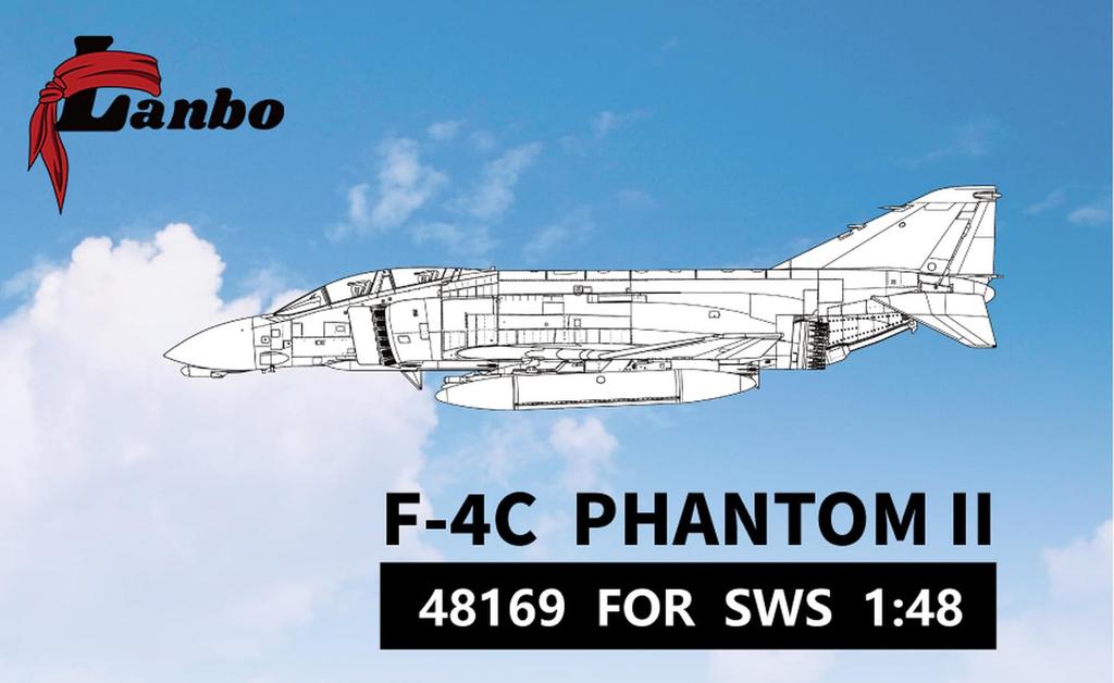 Lambo Models 1/48 F-4C Phantom II Innenraum 3D-Abziehbild (für Zoukei-mura) Plastikmodell Abziehbild LNB48169 (Flugzeug)