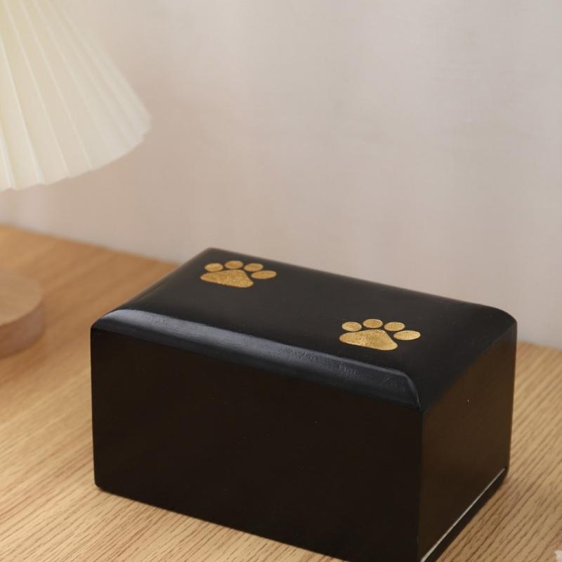 Dog Funeral Cremation Wood Urns for Ashes Pet Wood Memorial Urns Gifts Commemorate Love Funeral Cremation