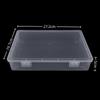 Large Transparent Rectangular Hardware Storage Box with Lid - PP Plastic Tool Accessories Organizer