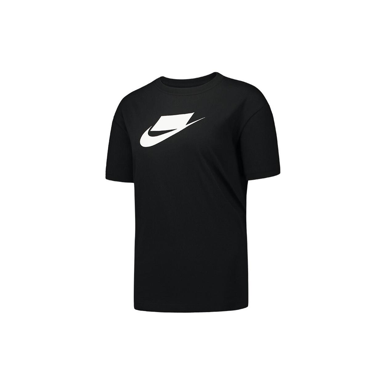 (WMNS) Nike Casual Sports Training Round Neck Short Sleeve Black T-Shirt Women s DB9828-010 M