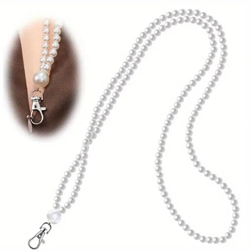 HOT Selling 2 In 1 Beaded Zipper Assistant Tool Pearl Neck Lanyard Zipper Puller Zipper Auxiliary Tool Pearl Chain