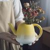 Multi-Color Creative Pot-Shaped Vase Household Ceramic Kettle Flower Arrangement Decorative Ornament Practical Watering Kettle Teapot