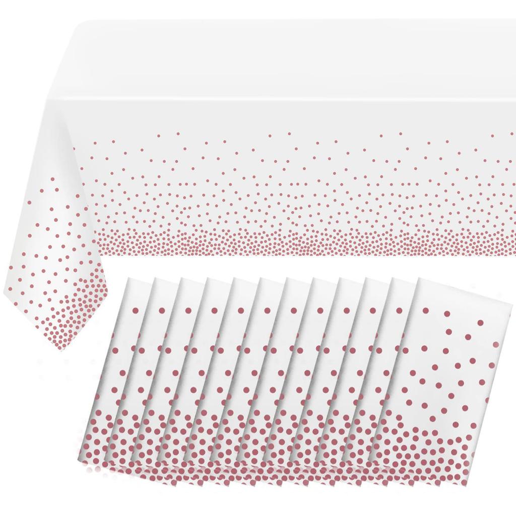 Disposable PEVA Thickened Plastic Rectangular Tablecloth Party Supplies