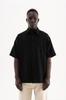 Men's Oversized Double Cotton Machinist Shirt – Black S
