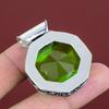 Faceted Green Amethyst Gemstone Pendant Decent Jewelry Beautiful Vintage Pendant 925 Sterling Silver Pendant Handmade Jewelry Gifts For Mom