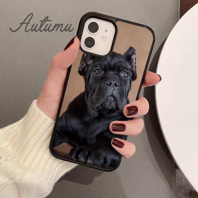 

Чехол для телефона с собакой кане-корсо для iPhone 11, 12, 13, 14 Pro Max mini X XR XS SE 2020 5 6S 7 8 Plus Samsung Galaxy S21 S22, чехол iPhone 13