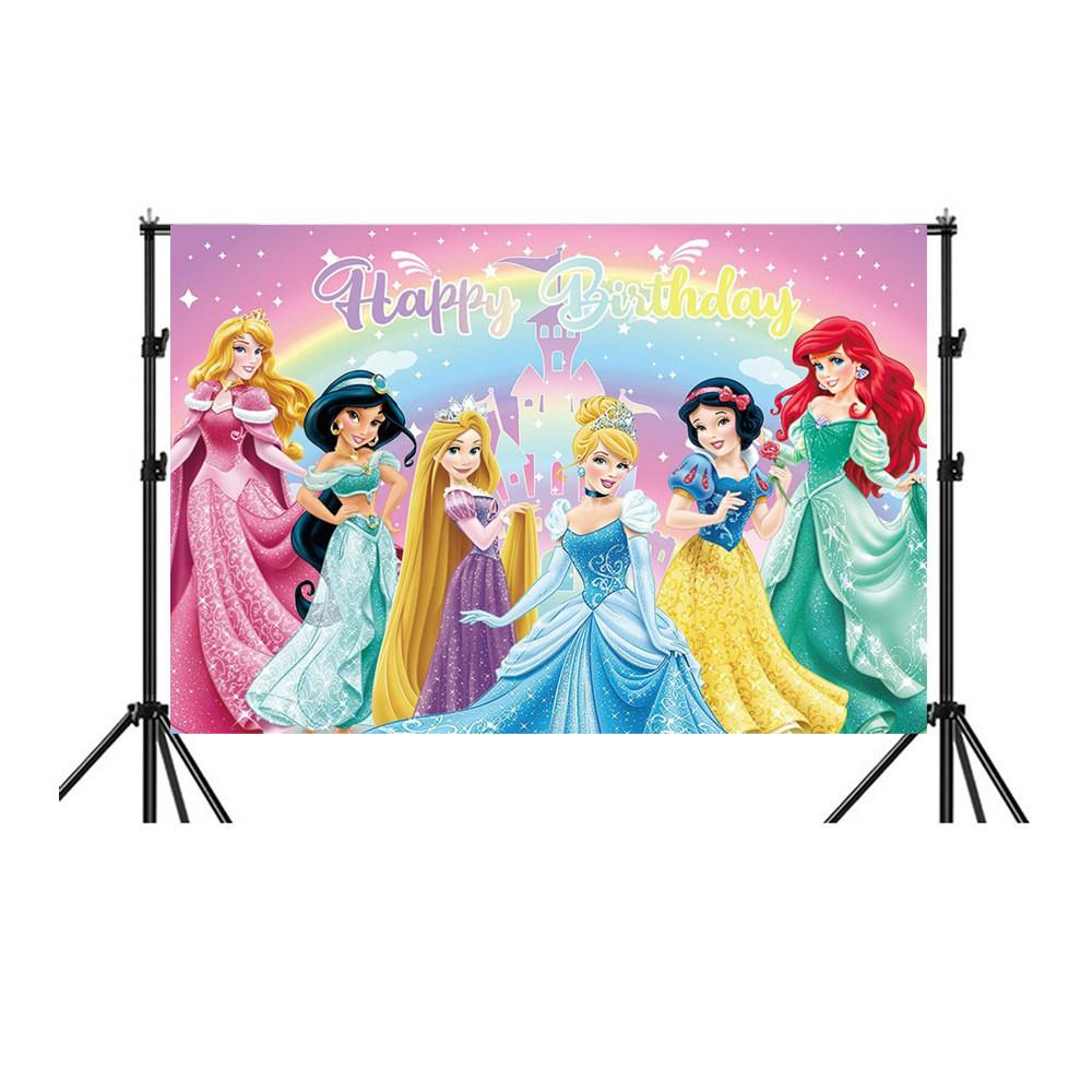 Frozen Background Decoration Banner For Festive Events With Cartoon Design For Party Decor