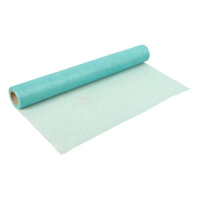 Exclusive Glow-in-the-Dark Organza Tulle with Glitter - Turquoise Color