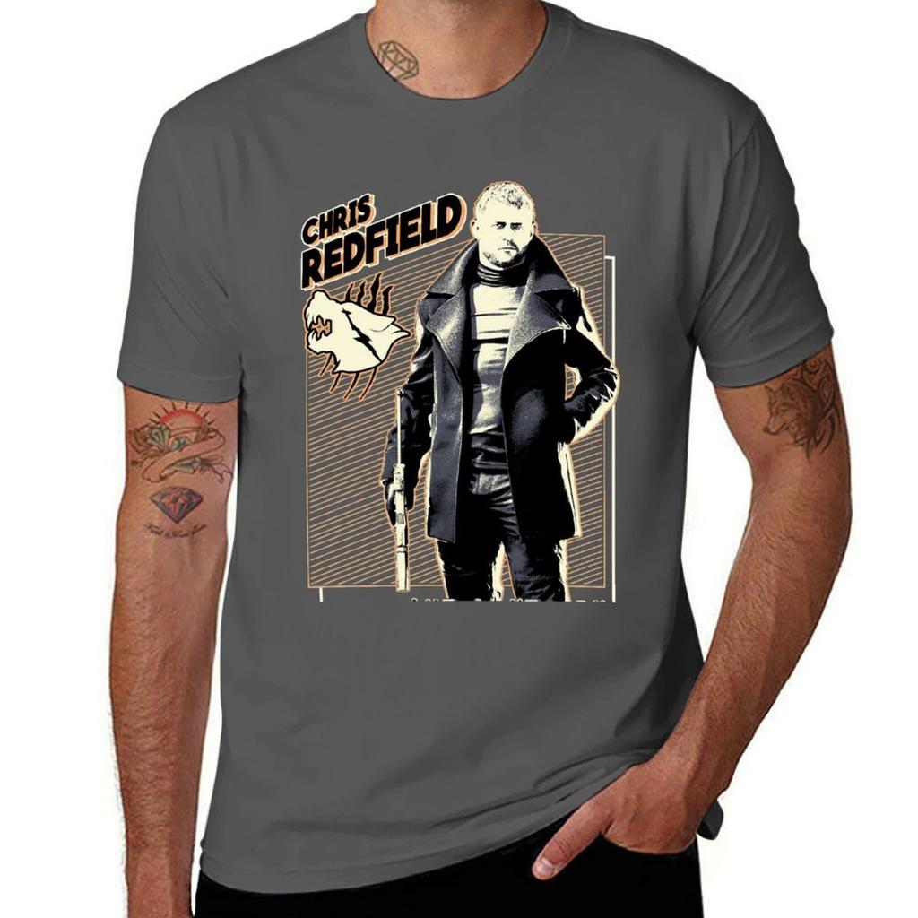 Chris Redfield Hound Wolf Squad Tshirt T Shirts For Unisex Slim Fit T Shirts For Unisex Cotton Unisex T Shirt Designer Tshirt