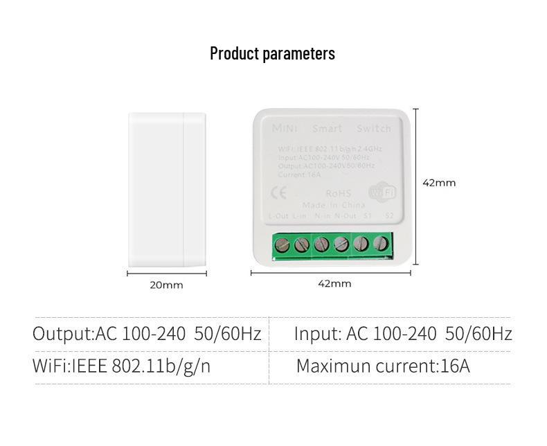 Graffiti WiFi Smart Switch - Alexa Sprach- & Zigbee-fähiger Fernschalter 16