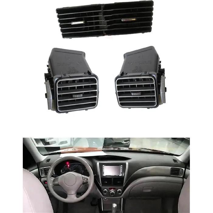 Car Air Outlet for Subaru Forester 2009-2012 Dashboard Air Conditioner Vent Grill Air Outlet Panel Auto Interior Replacement Parts(Middle)