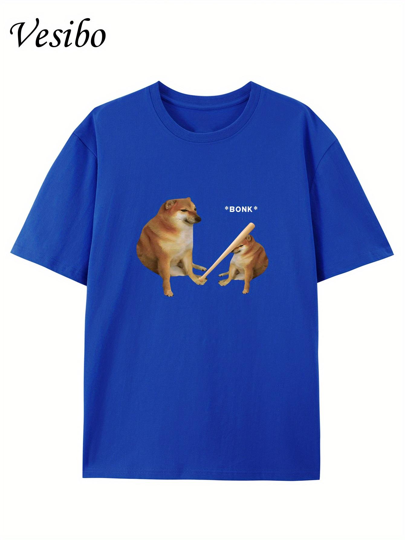 

Pegue A Cabea Do Seu Co Tshirt De Gola Redonda Com Padro Criativo Divertido Moda De Vero Pura E Trendy 4XL