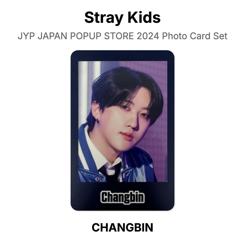 Stray Kids JYP JAPAN POPUP STORE 2024 Photo Card Set Official Photocard