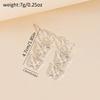 New Accessories Alloy Butterfly Earrings Fashion Versatile Stud Earrings Exquisite Women's Fringed Earrings