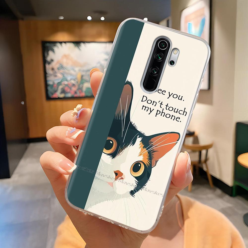 TPU Phone Cases For Redmi Note 8 Pro Case Clear Lovely Flowers Lightweight Cover For Xiaomi Redmi Note8 Pro Phone Housing Fundas