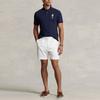 Polo Ralph Lauren Solid Color Teddy Bear Logo Embroidered Short Sleeve Polo Shirt Men tops Blue MNPOKNI1N822272-410