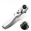 Mini Ratchet Wrench with Adjustable Head Socket 1/4" Quick-Release Ratchet Wrench