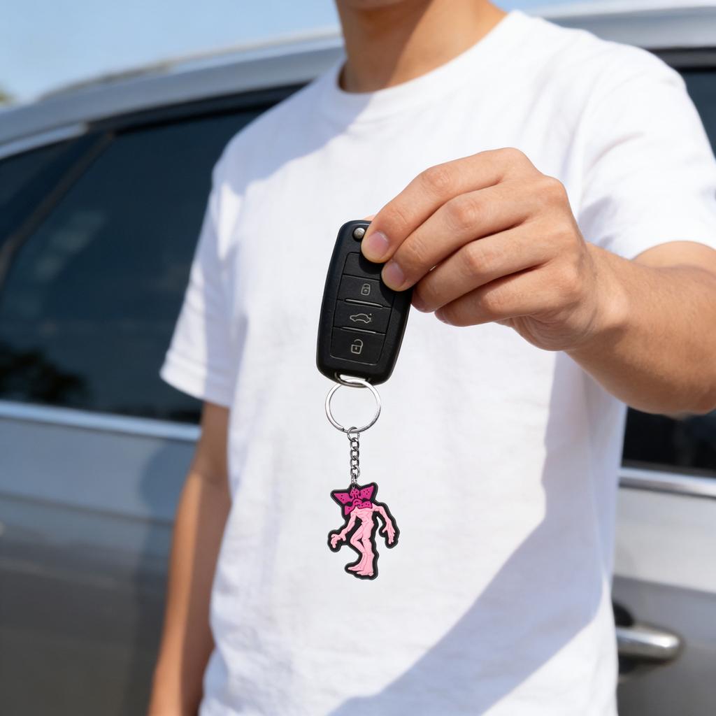 Cute Carnivorous Plant Keychain - Stylish Backpack Accessory, Can Also Be Used As A Keychain For Handbags Or Keys.