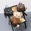 A Retro College-style Commuting Backpack with A Niche and High-end Feel, A Casual Hand-held Small Backpack