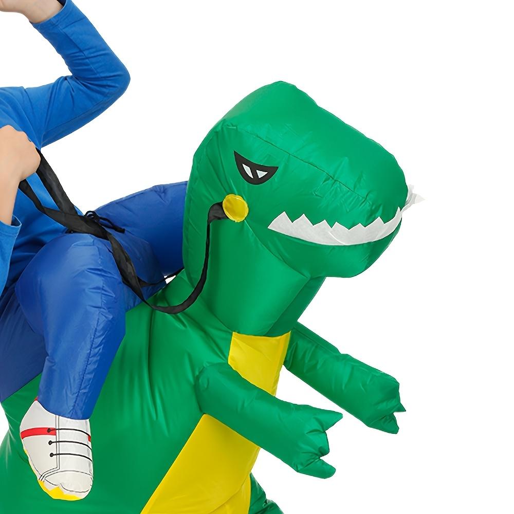 Inflatable Dinosaur Costume For Kids, Riding Dinosaur Dress-Up Costum,Suitable for Halloween Parties, Birthday Celebrations, School Events