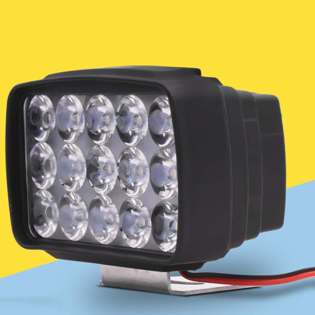 15 LEDs Motorcycle Modification Headlight Replacement Fast Start Long Range Driving Light Spot lamp