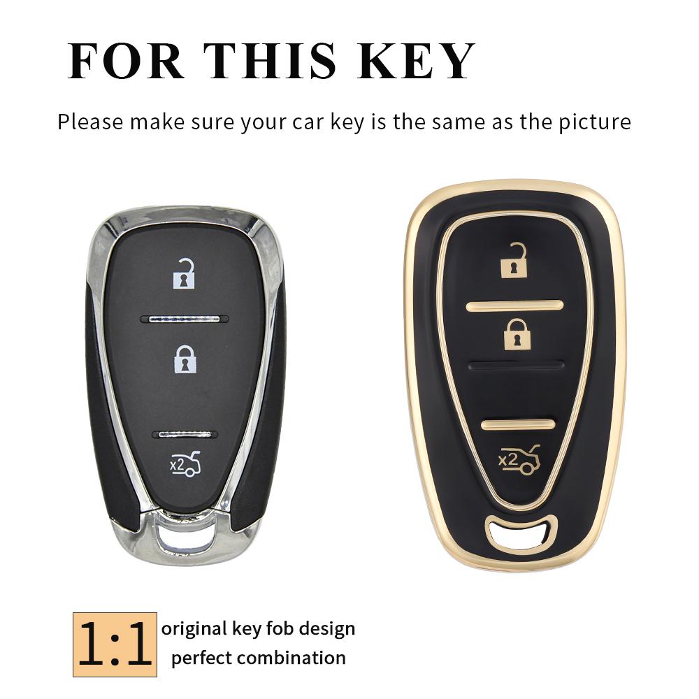 2 3 Button Car Key Cover Case For Chevrolet Onix Equino Orlando Cruze Spark Sonic Camaro Volt Bolt Trax Malibu Blazer Traverse