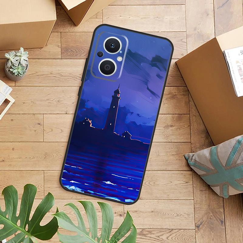 Abstract art highway landscape Case For OPPO Reno 14F 13F 12F 10 11 12 13 14 Pro 8T 7 8 Lite OPPO Find X8 X6 X5 X9 Pro Cover