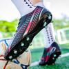 Unisex Football Boots Men's High -top Elastic Socks Mouth Leather Art Lawn Long Nail Football Shoes Children Big Size Football Boots