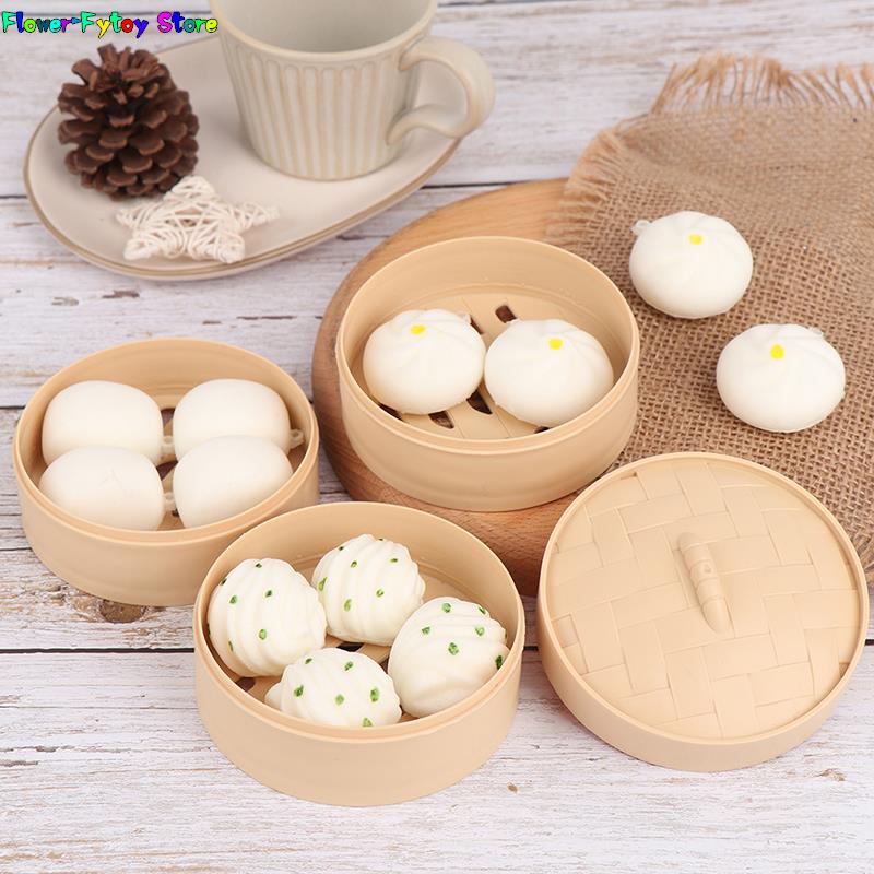 1 Set Fidget Sensorik Spielzeug Dampfgarer für gedämpfte gefüllte Brötchen Autismus Besondere Bedürfnisse Stressabbau Stress Weiches Linderungsspielzeug