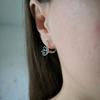 Silver Earrings with Topaz London Blue (2188728)