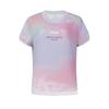 Fitness Fashion Casual Comfortable Personality Gradient Knit Drop Shoulder Short Sleeve T-Shirt Women T-Shirts A51W521103FZA
