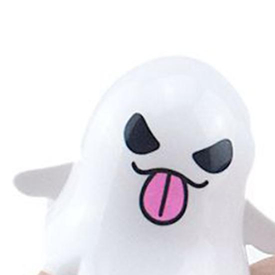 3Pcs Halloween Wind-up Ghost Toy Spooky Cartoon Ghost Walking Toy Toddlers Boys Girls Spring Clockwork Mini White Ghost Toy