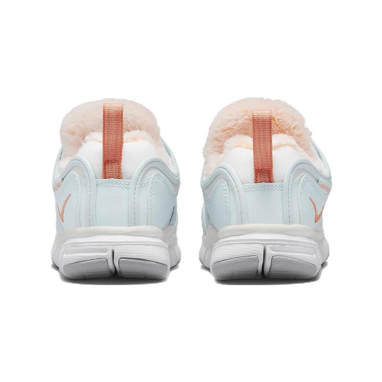 Nike Dynamo Free SE Fleece Lined Comfortable, Lightweight Low Top Kids Lifestyle Shoes Blue Gray Kids' FB7176-181