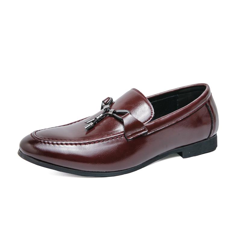 

Мужская повседневная обувь большого размера, кожаные мужские лоферы, деловая офисная обувь для мужчин, мокасины для вождения, удобные туфли с кисточками 38