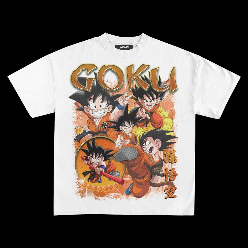 Dragon Ball Z Kid Goku T-shirt Graphique Anime pour Femmes Hommes Surdimensionné Streetwear Y2k Hip Hop Harajuku Manches Courtes Vêtements de Haute Qualité pour Femmes Hommes