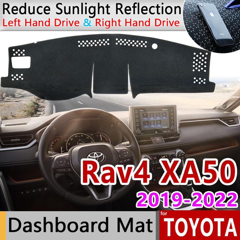 for Toyota Rav4 XA50 ~ RAV 4 XA 50 Anti-Slip Mat Dashboard Cover Pad Sunshade Dashmat Carpet Anti-UV Car Accessories Rug