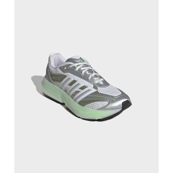 adidas Lightblaze Glow White Silver Metallic Women Sneakers Cloud-White Magic-Lime-Metallic JP6328