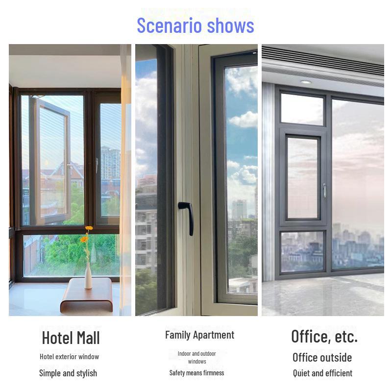 Set of 50 Old-Style Aluminum Alloy Casement Window Handles with Locks