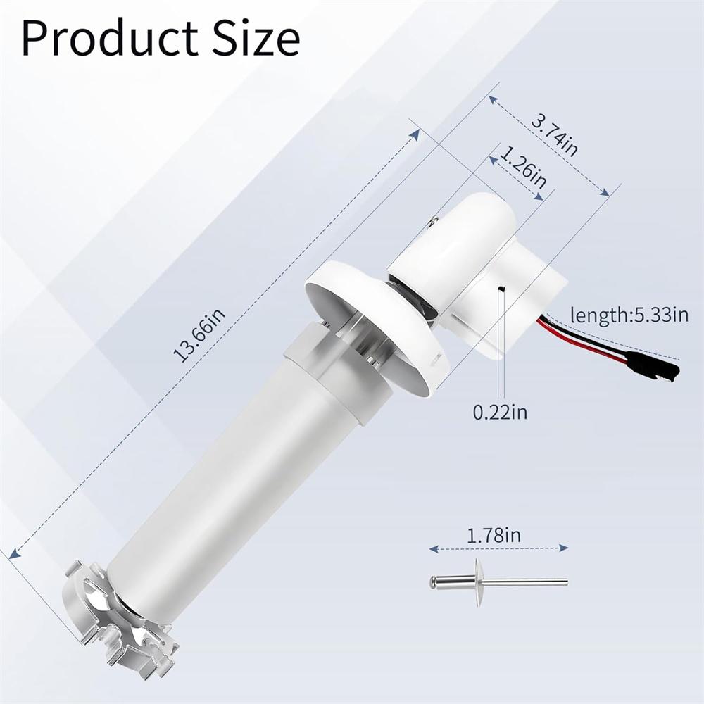 Power Awning Motor Torsion Assembly Rh White 3307923.115B For RV