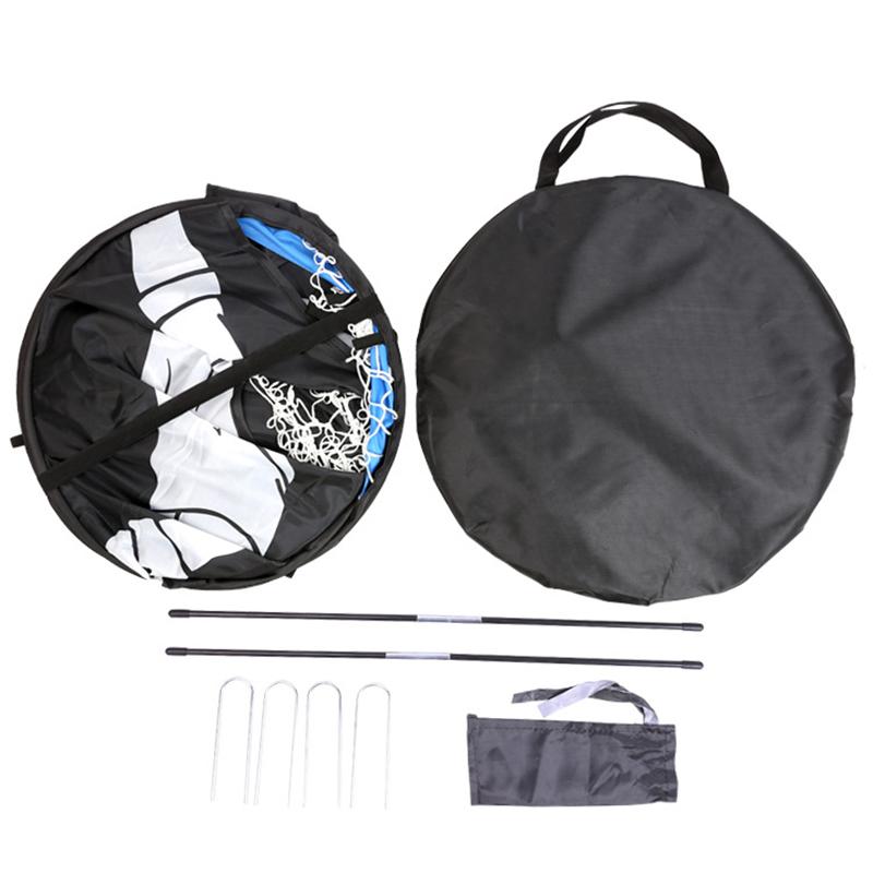 Foldable Football Goal Nylon Soccer Goal Kids And Adults Football Target Net For Playground Backyard Indoor Outdoor Training