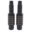 2Pcs RC Rear Axle Tube Brass Remote Control Car Axle Tube Set for Axial SCX10 Pro 1/10