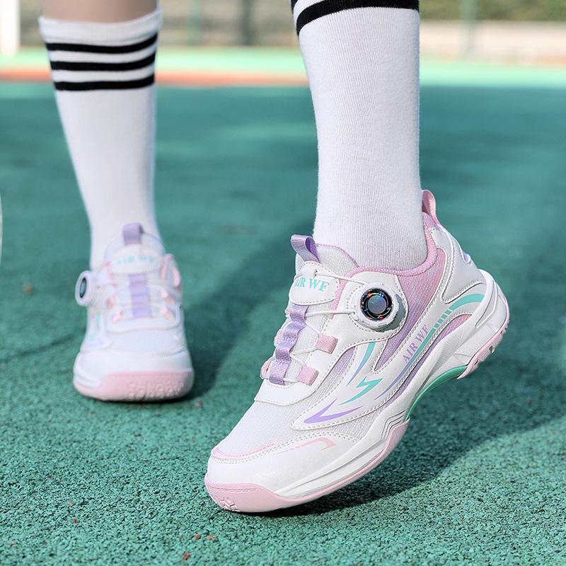 Youth Lightweight Non-Slip Badminton & Table Tennis Shoes for Boys & Girls