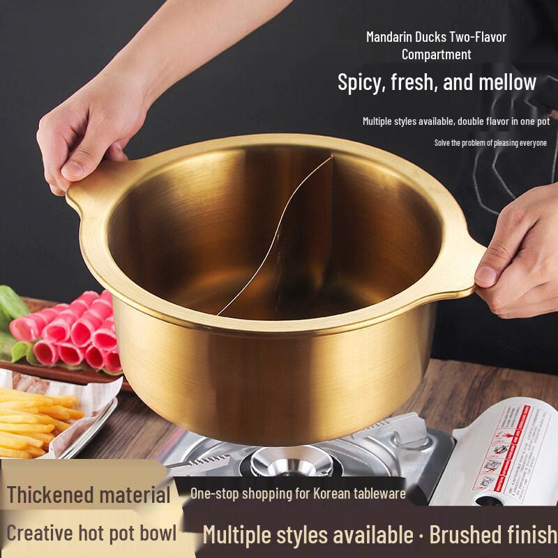 Naijiang 201 Stainless Steel Hot Pot for Induction & Gas Stove