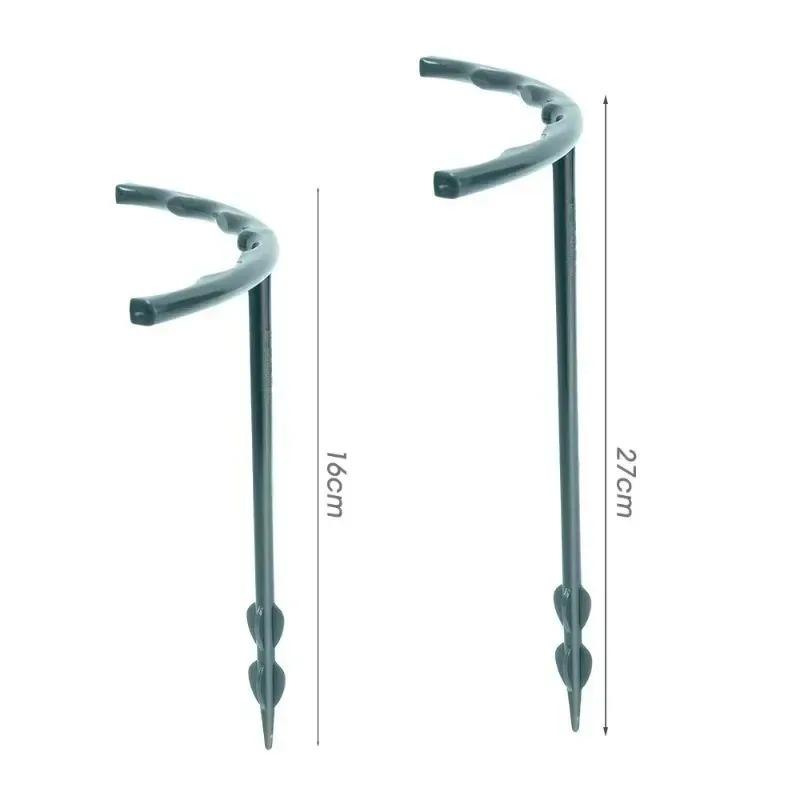 20/1x Garden Plant Support Cage Plie Flower Stand Holder Plastic Semicircle Greenhouse Orchard Fixing Rod Gardening Bonsai Tool